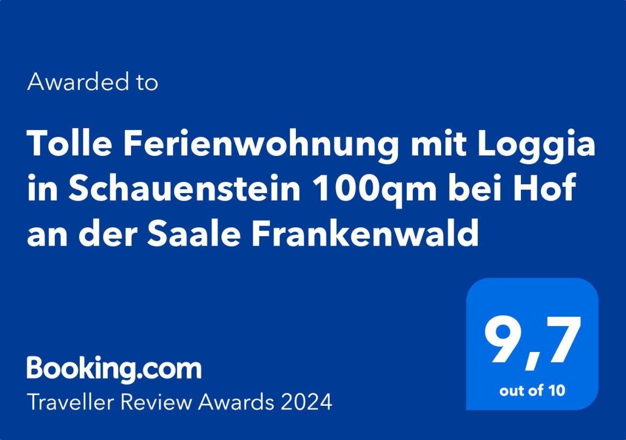 Tolle Ferienwohnung Mit Loggia In Schauenstein 100Qm Bei Hof An Der Saale Frankenwald Zewnętrze zdjęcie